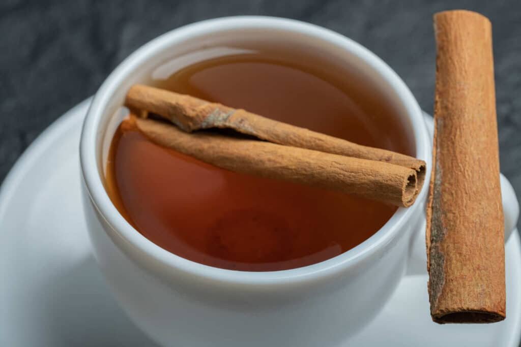 A cup of Cinnamon water