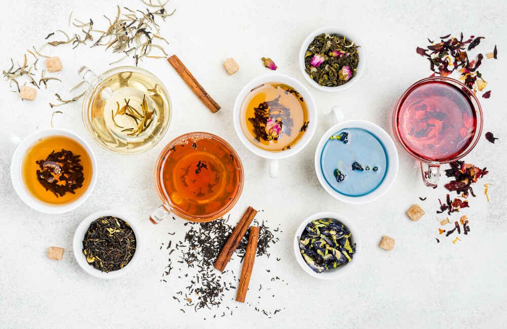 Green tea and other herbal teas