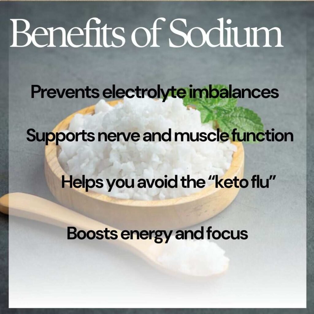 Benefits of sodium